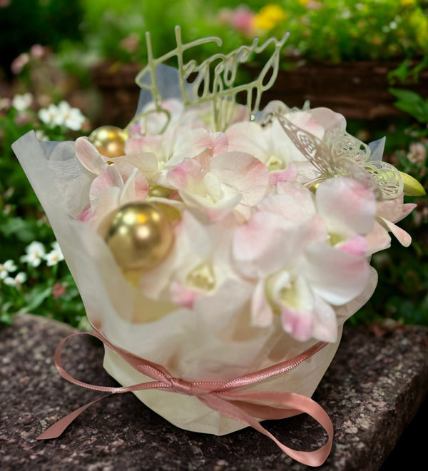 Orchids Cake Bouquet