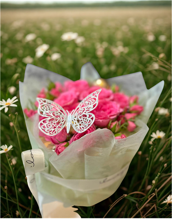 Rose Spray Cake Bouquet