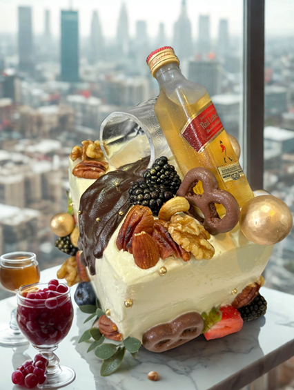 Boozy Bliss Adult Cake