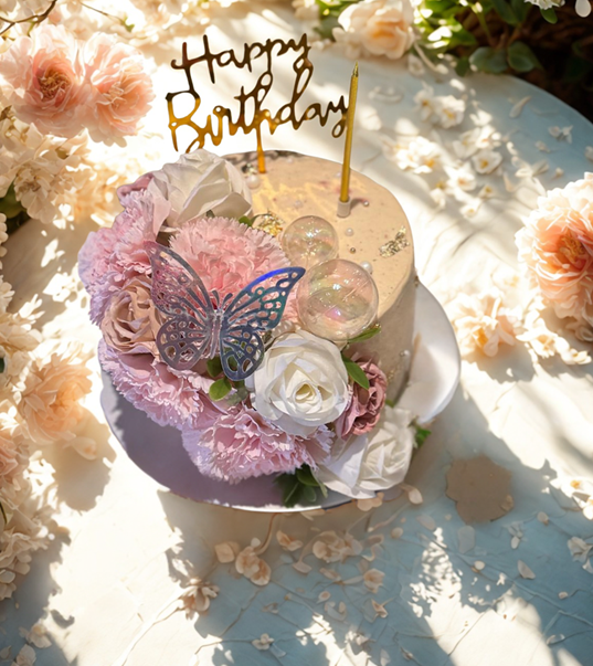 Carnations Celebration Cake Bouquet