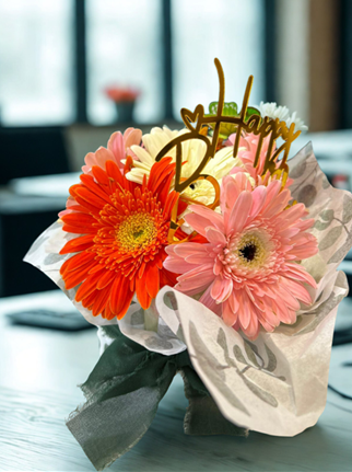 Daisies Cake Bouquet