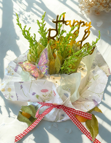 Gooseberries Dance Cake Bouquet