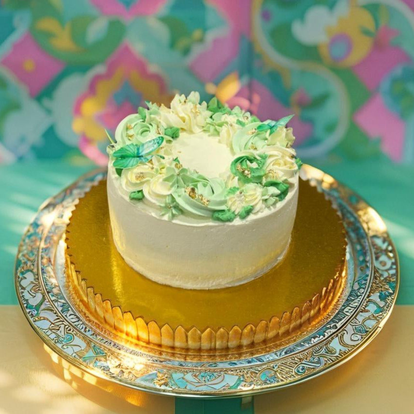Coconut Pandan Chiffon Cake